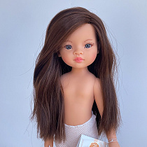 Кукла  Мали, азиатка, без челки, сине-серые глаза, без одежды, 34 см (Арт.14766)