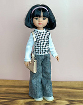 Комплект из 2 предметов на куклу Paola Reina 33 см: Брючки и свитшот