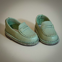 Мокасины для Paola Reina, натуральная кожа, Шалфей