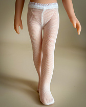 Колготки для куклы Paola Reina 33 см, сеточка, белые