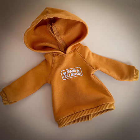 Худи на куклу Paola Reina 33 см, Горчица, с матрешками